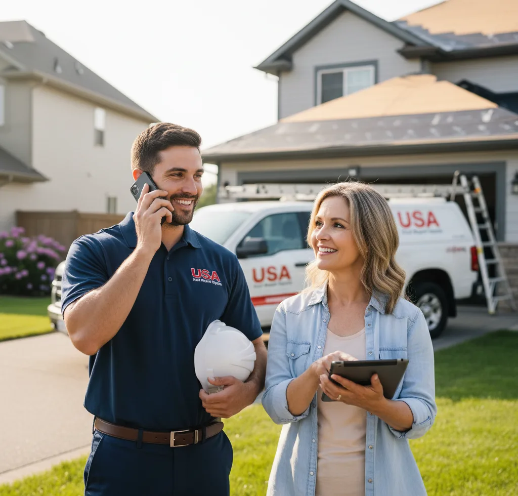 USA Roof Repair Experts customer support in Joseph